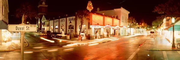 Streets: Sloppy Joe's Bar, Duval Street, Key West, Monroe County, Florida, USA by Panoramic Images