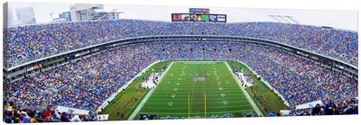 NFL Football, Ericsson Stadium, Charlotte, North Carolina, USA Canvas Art Print - Athlete Art