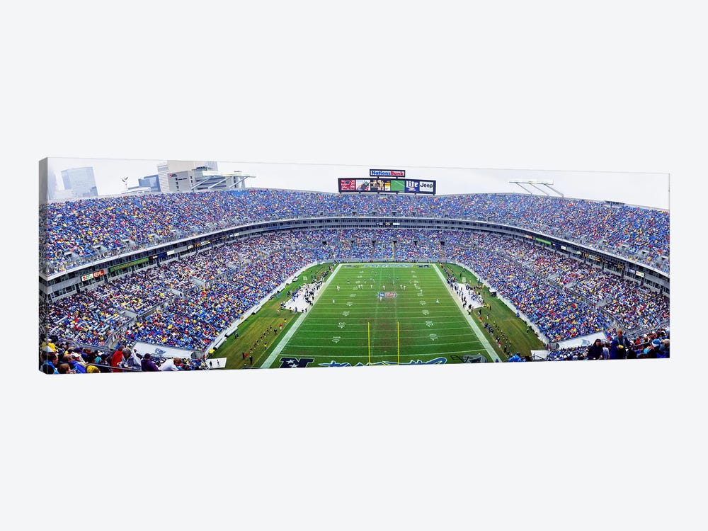 NFL Football, Ericsson Stadium, Charlotte, North Carolina, USA by Panoramic Images 1-piece Canvas Art Print