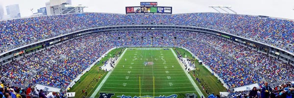 Charlotte: NFL Football, Ericsson Stadium, Charlotte, North Carolina, USA by Panoramic Images