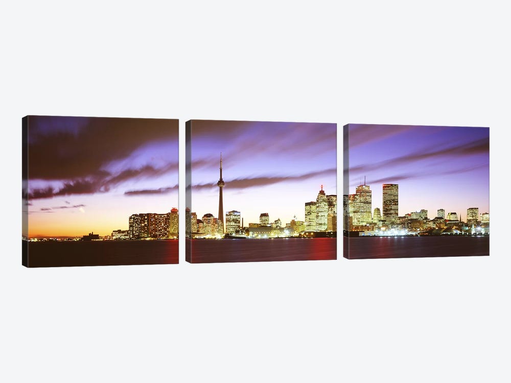 Toronto Ontario Canada by Panoramic Images 3-piece Canvas Wall Art