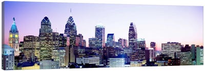 Philadelphia PA #3 Canvas Art Print - Panoramic Cityscapes