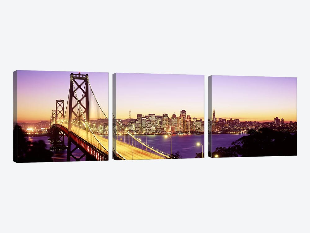 San Francisco CA by Panoramic Images 3-piece Canvas Art