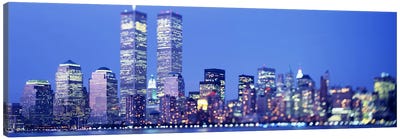 Evening, Lower Manhattan, NYC, New York City, New York State, USA Canvas Art Print - New York City Skylines