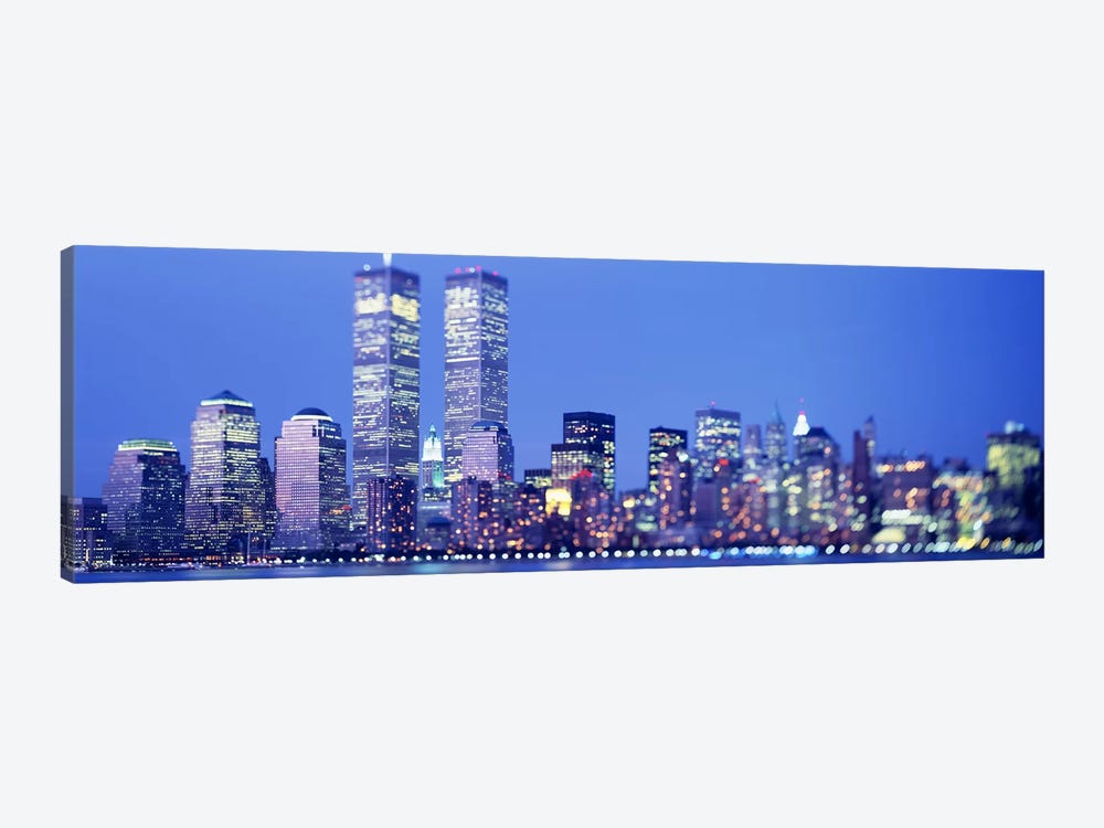 Evening, Lower Manhattan, NYC, New York City, New York State, USA by Panoramic Images 1-piece Canvas Print