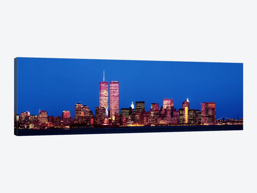 Evening Lower Manhattan New York NY by Panoramic Images 1-piece Canvas Art