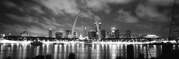 Missouri: Evening St Louis MO by Panoramic Images