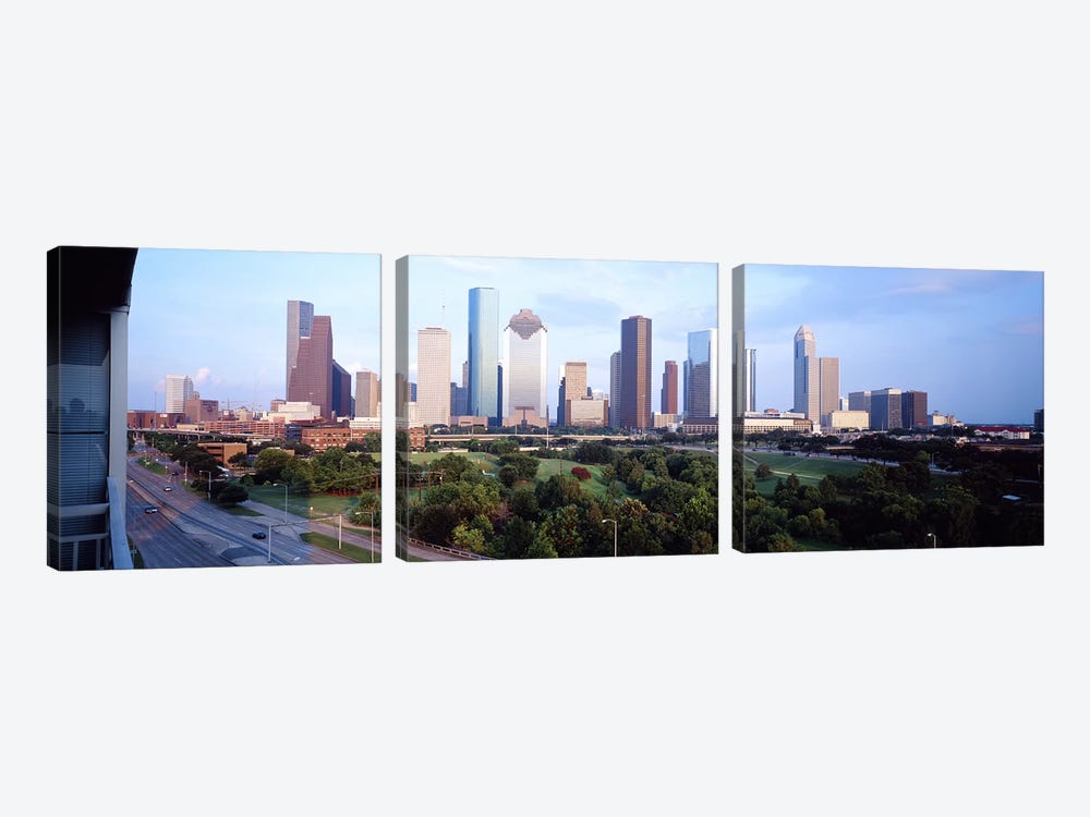 Houston TX by Panoramic Images 3-piece Canvas Art