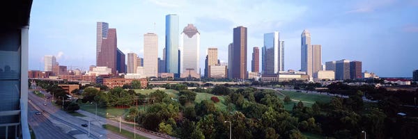 Houston Skylines: Houston TX by Panoramic Images