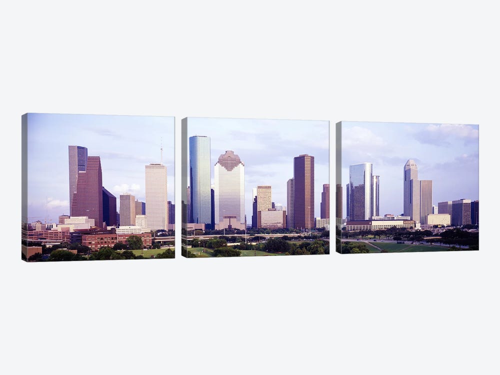 Houston TX #2 by Panoramic Images 3-piece Canvas Print
