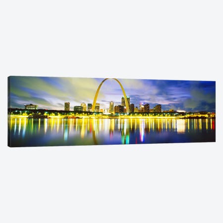 EveningSt Louis, Missouri, USA Canvas Print #PIM3702} by Panoramic Images Canvas Print