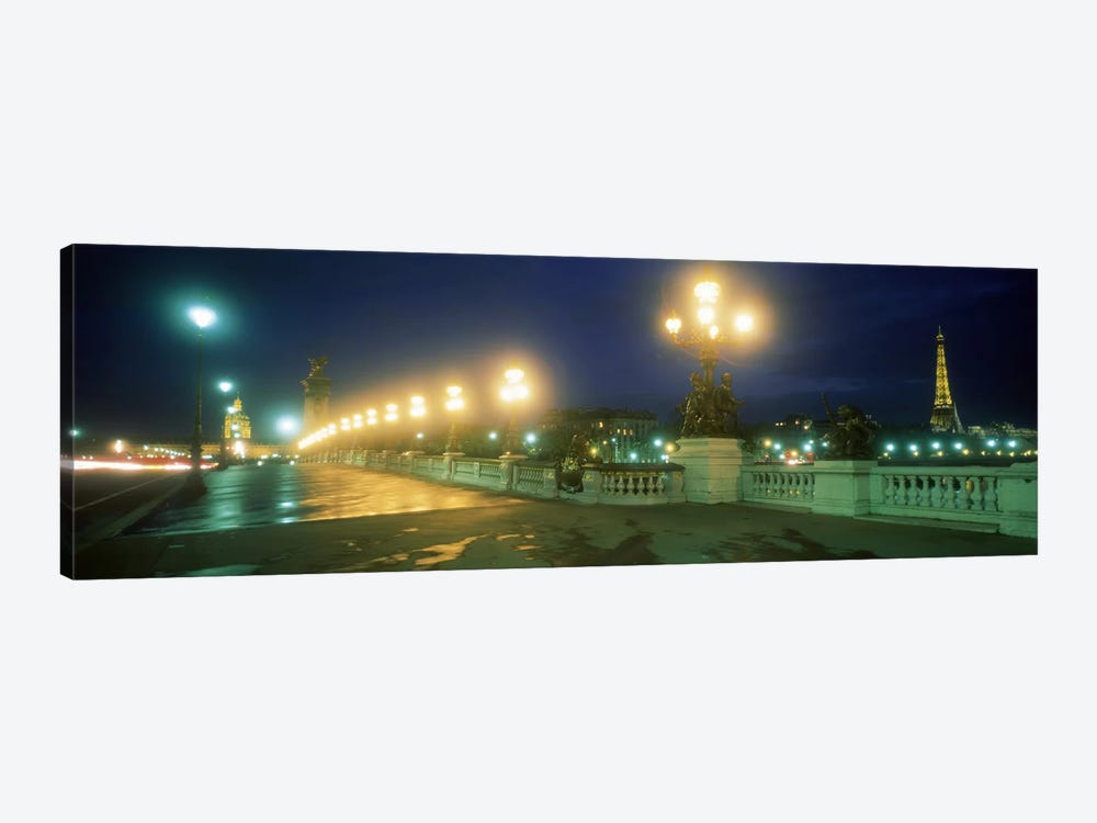 Evening Paris France by Panoramic Images 1-piece Canvas Art Print