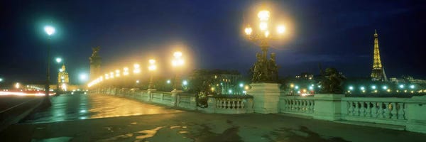 Paris Photography: Evening Paris France by Panoramic Images