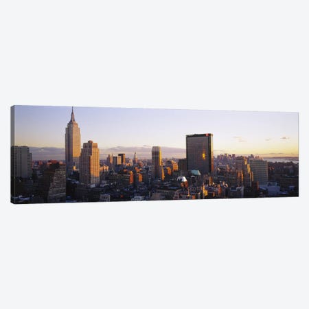 Buildings in a city, Manhattan, New York City, New York State, USA Canvas Print #PIM3707} by Panoramic Images Canvas Art