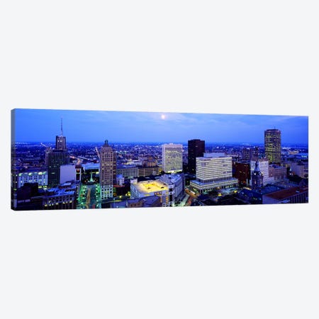 Evening, Buffalo, New York State, USA Canvas Print #PIM3709} by Panoramic Images Art Print