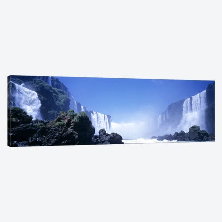 Iguassu Falls, Parana, Brazil Canvas Print #PIM3712} by Panoramic Images Canvas Wall Art