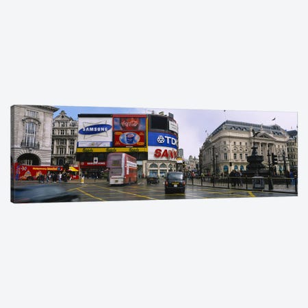 Daytime Scene II, Piccadilly Circus, London, England, United Kingdom Canvas Print #PIM3717} by Panoramic Images Art Print
