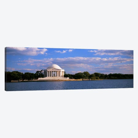 Monument On The Waterfront, Jefferson Memorial, Washington DC, District Of Columbia, USA Canvas Print #PIM3721} by Panoramic Images Canvas Art Print