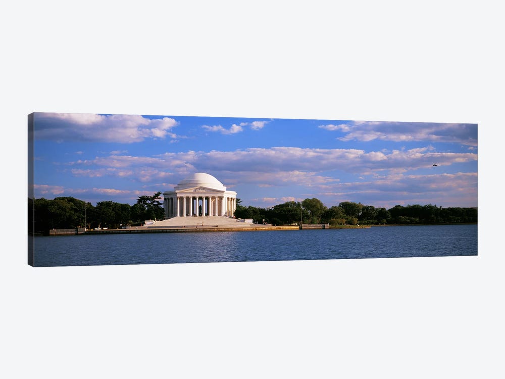 Monument On The Waterfront, Jefferson Memorial, Washington DC, District Of Columbia, USA by Panoramic Images 1-piece Canvas Artwork