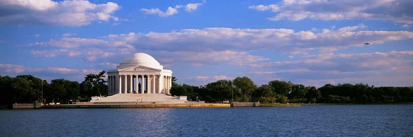 Domes: Monument On The Waterfront, Jefferson Memorial, Washington DC, District Of Columbia, USA by Panoramic Images