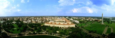 Aerial View Of The City, Washington DC, District Of Columbia, USA by Panoramic Images canvas print