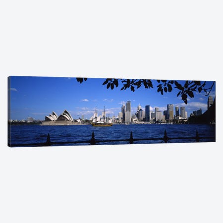 Downtown Skyline& Sydney Opera House, Sydney, New South Wales, Australia Canvas Print #PIM3745} by Panoramic Images Canvas Art