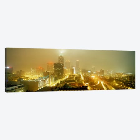 USA, Georgia, Atlanta, Fog in Atlanta Canvas Print #PIM3749} by Panoramic Images Canvas Print