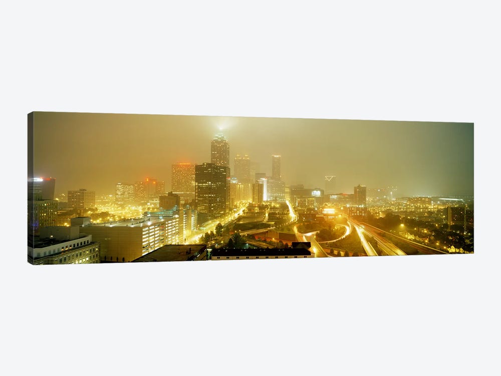 USA, Georgia, Atlanta, Fog in Atlanta by Panoramic Images 1-piece Canvas Art