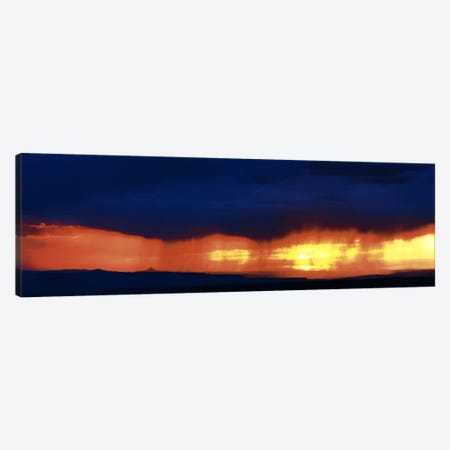 Storm along the high road to Taos Santa Fe NM Canvas Print #PIM374} by Panoramic Images Art Print