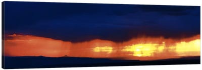 Storm along the high road to Taos Santa Fe NM Canvas Art Print - New Mexico Art