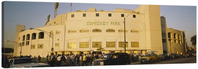 Facade of a stadium, old Comiskey Park, Chicago, Cook County, Illinois, USA Canvas Art Print - Stadium Art