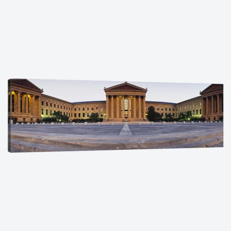 Facade of a museum, Philadelphia Museum Of Art, Philadelphia, Pennsylvania, USA Canvas Print #PIM3755} by Panoramic Images Art Print