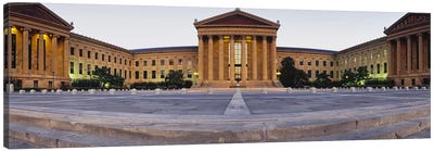 Facade of a museum, Philadelphia Museum Of Art, Philadelphia, Pennsylvania, USA Canvas Art Print - Philadelphia Art