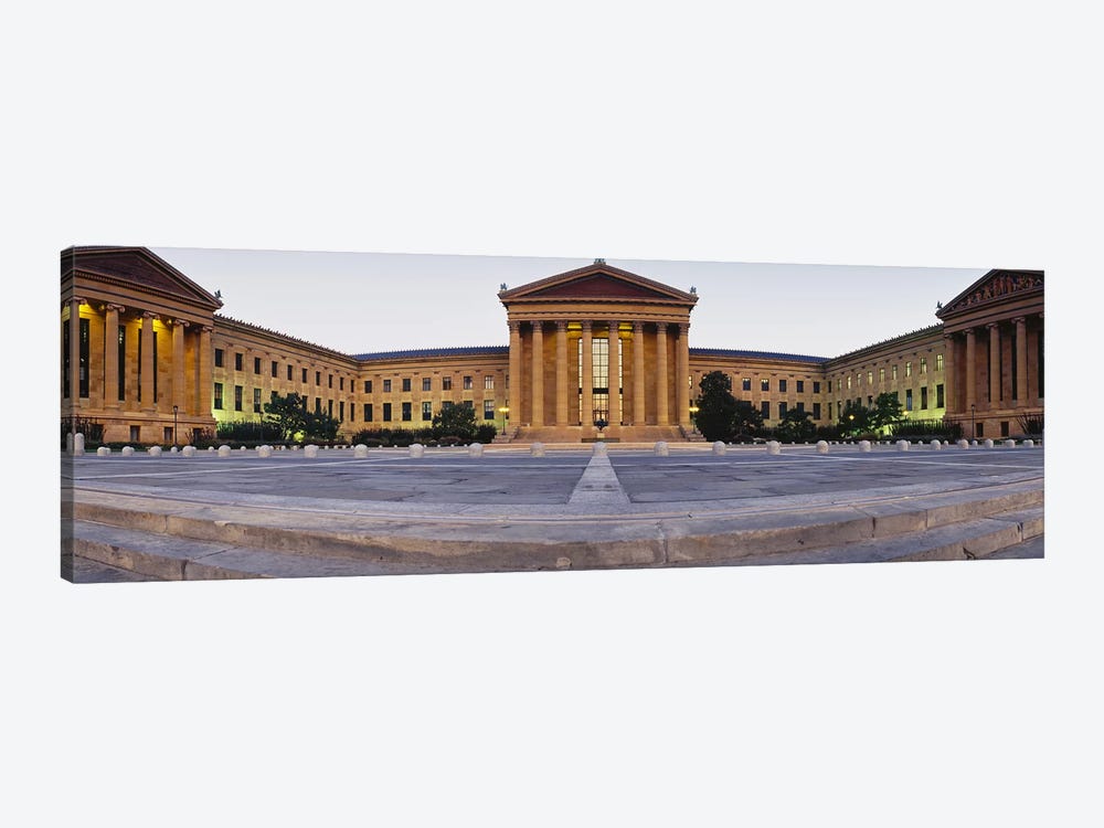 Facade of a museum, Philadelphia Museum Of Art, Philadelphia, Pennsylvania, USA by Panoramic Images 1-piece Canvas Art Print