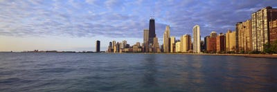 Lake Michigan Chicago IL by Panoramic Images canvas print