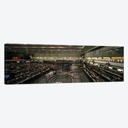 Empty Pits On The Trading Floor After Hours, Chicago Mercantile Exchange, Chicago, Illinois, USA Canvas Print #PIM3763} by Panoramic Images Canvas Print