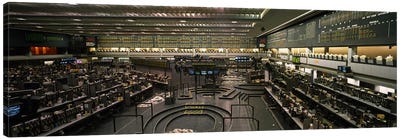 Empty Pits On The Trading Floor After Hours, Chicago Mercantile Exchange, Chicago, Illinois, USA Canvas Art Print - Chicago Art