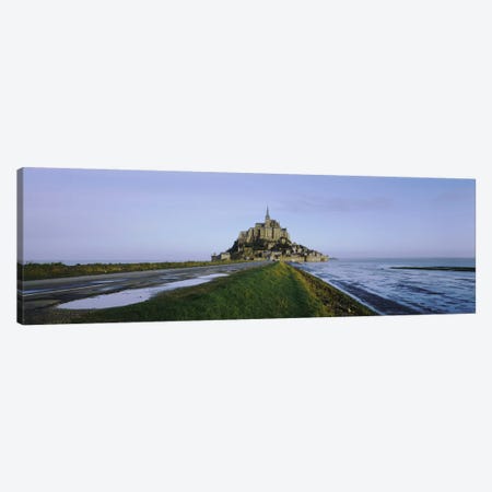 Church on the beachMont Saint-Michel, Normandy, France Canvas Print #PIM3768} by Panoramic Images Canvas Print