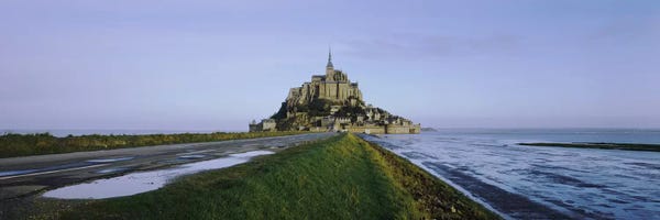 Mont Saint-Michel: Church on the beachMont Saint-Michel, Normandy, France by Panoramic Images
