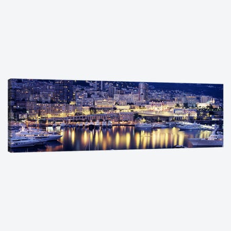 Harbor Monte Carlo Monaco Canvas Print #PIM3775} by Panoramic Images Canvas Print
