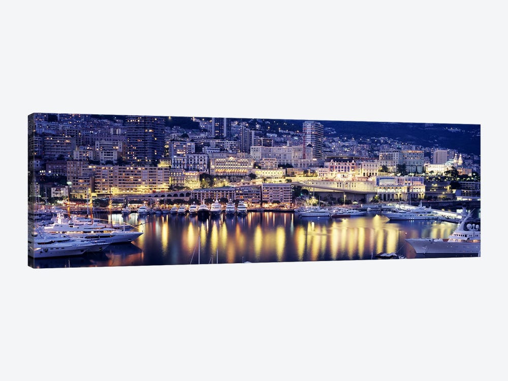 Harbor Monte Carlo Monaco by Panoramic Images 1-piece Canvas Art Print