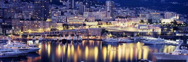 Monaco: Harbor Monte Carlo Monaco by Panoramic Images