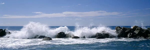 Waves: Crashing Waves, Chiavari, Liguria Region, Italy by Panoramic Images