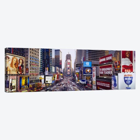 Times Square, Midtown Manhattan, New York City, New York, USA Canvas Print #PIM3778} by Panoramic Images Canvas Art