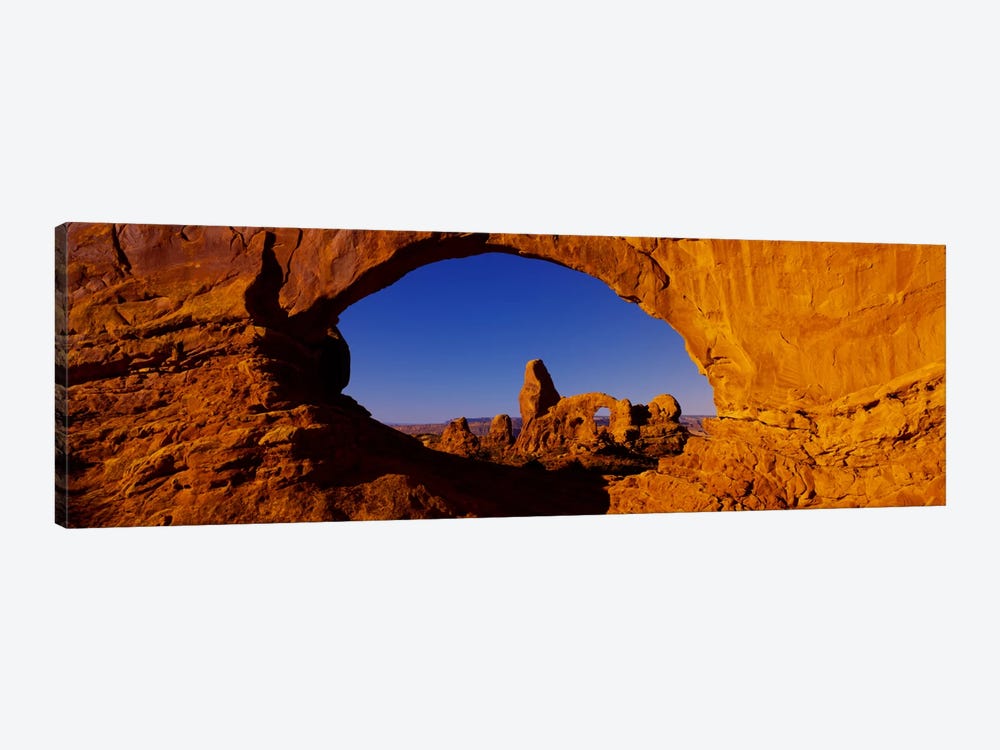 Natural arch on a landscape, Arches National Park, Utah, USA by Panoramic Images 1-piece Canvas Art