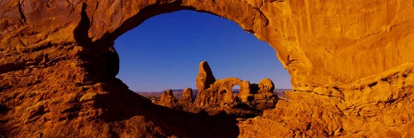 Utah: Natural arch on a landscape II, Arches National Park, Utah, USA by Panoramic Images