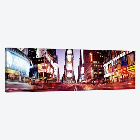 Times SquareNYC, New York City, New York State, USA Canvas Print #PIM3781} by Panoramic Images Art Print
