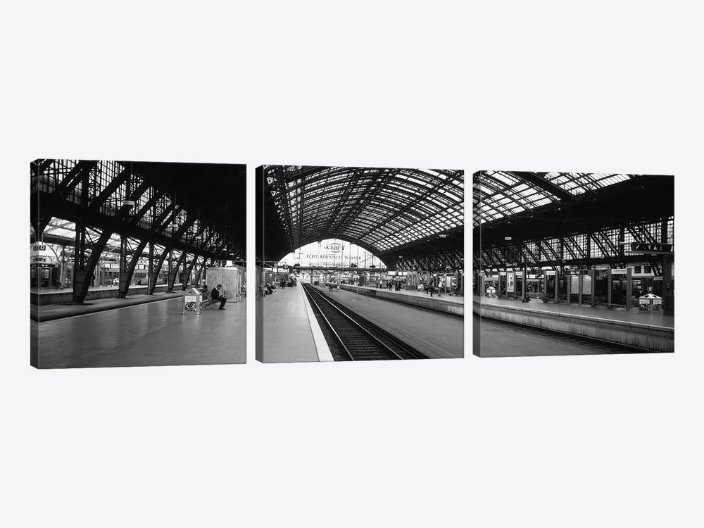 Train Station, Cologne, North Rhine-Westphalia, Germany by Panoramic Images 3-piece Canvas Art Print