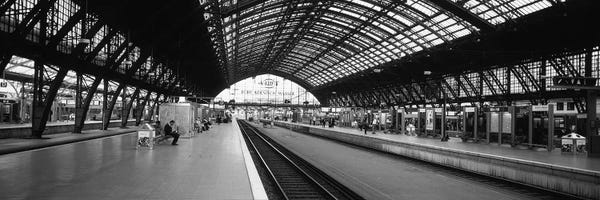 Germany: Train Station, Cologne, North Rhine-Westphalia, Germany by Panoramic Images