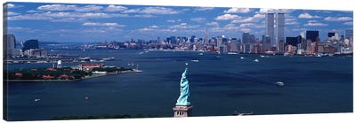 USA, New York, Statue of Liberty Canvas Art Print - New York City Skylines